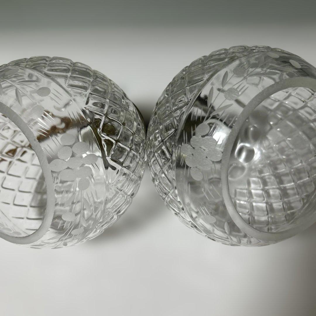 クリアガラス ペンダントライト 2個セット