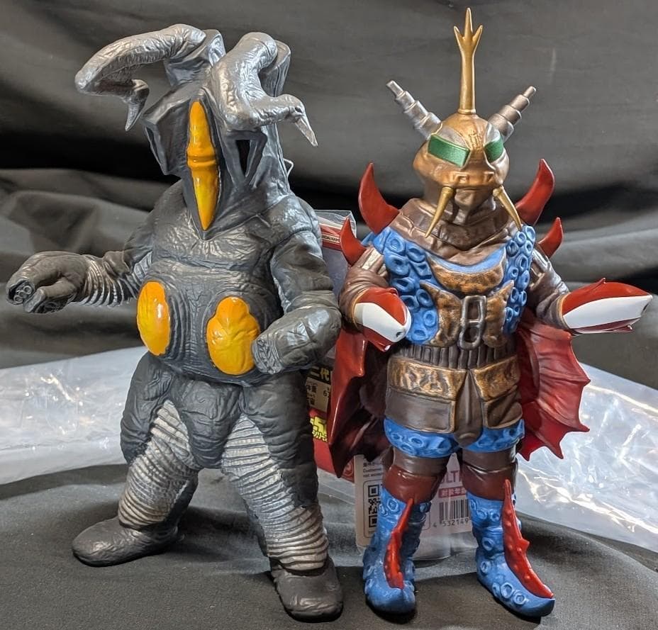 バット星人＆ゼットン２代目（エクスプラス）ウルトラ怪獣5000ソフビ２体セット