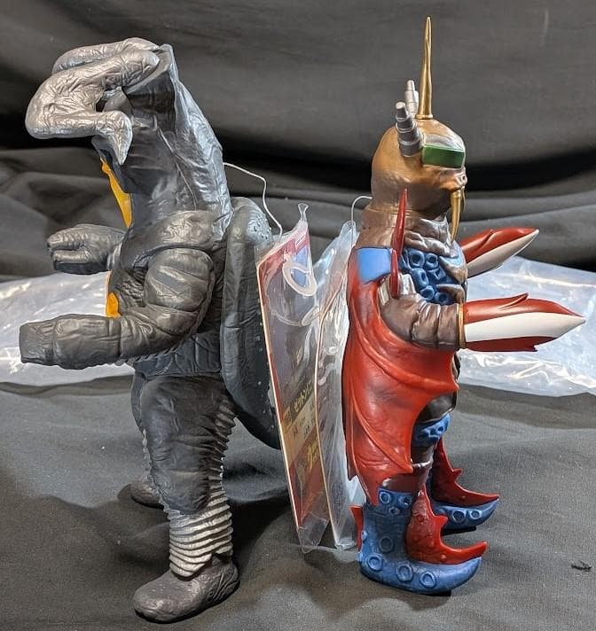 バット星人＆ゼットン２代目（エクスプラス）ウルトラ怪獣5000ソフビ２体セット