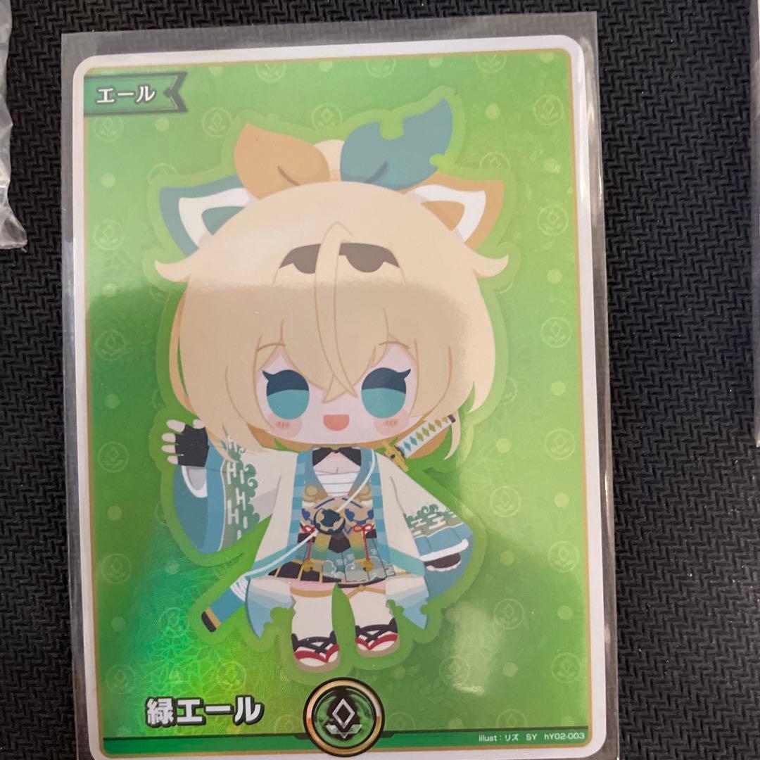 新品 ホロライブ エキスポ2022 カードスタンド4個&エール2種　ホロカ