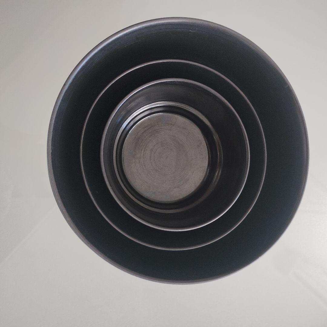 有田ポーセリンラボ　CONIC（コニック）段重ブラックライン