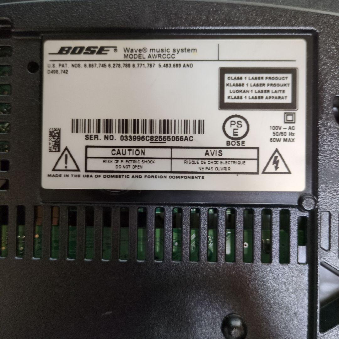 BOSEウェーブミュージックシステム　CD不良