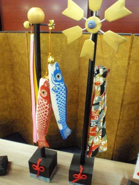 値下即納！◆新品♪50巾 ちりめん五月人形 兜飾り 鯉のぼりセット 京都龍虎堂◆