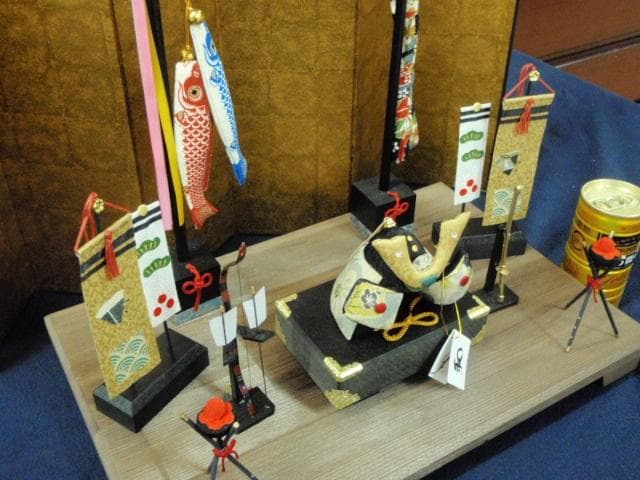 値下即納！◆新品♪50巾 ちりめん五月人形 兜飾り 鯉のぼりセット 京都龍虎堂◆