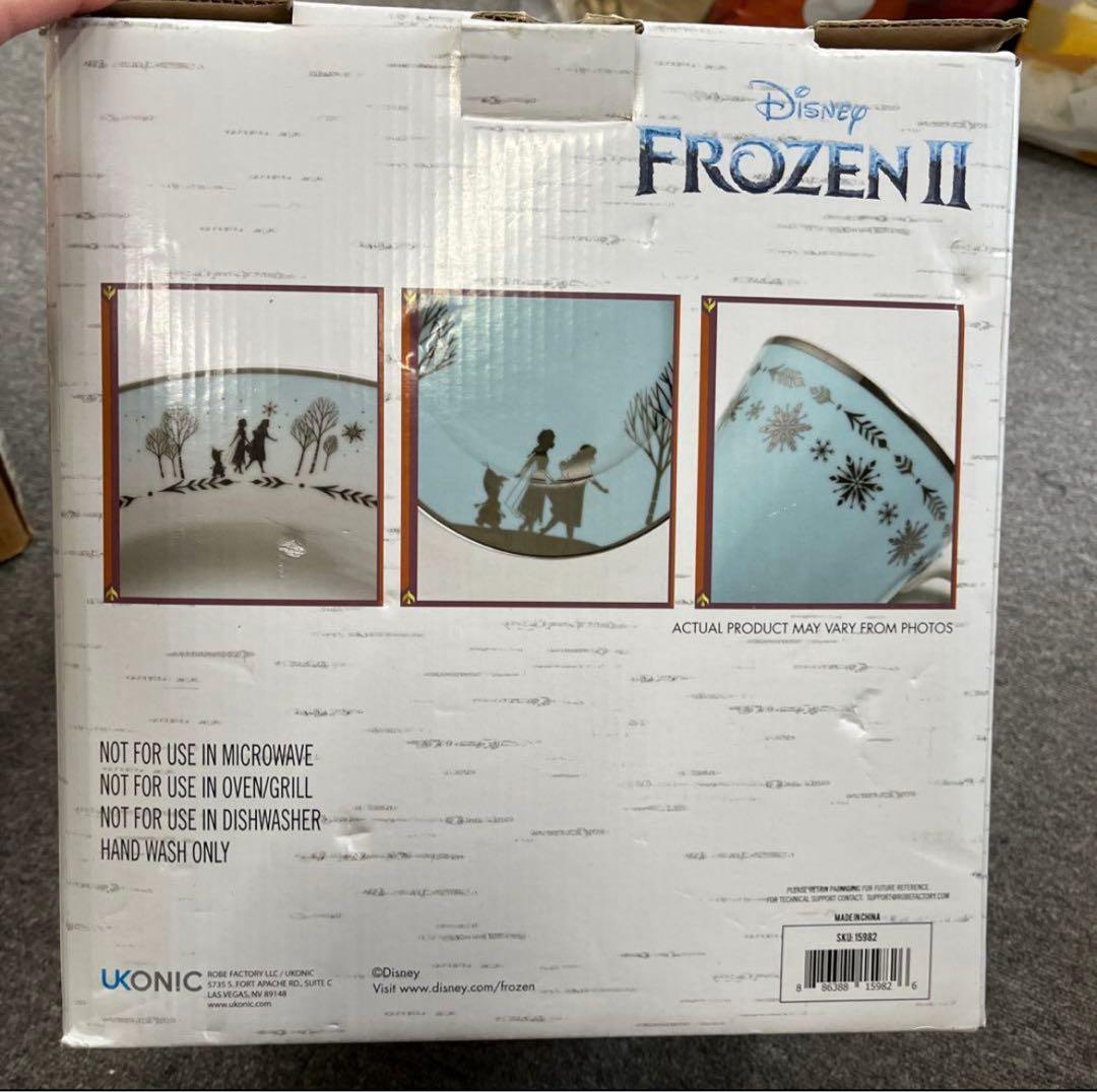 ディズニー 食器セット アナと雪の女王２ アナとエルサ セラミックお皿セット