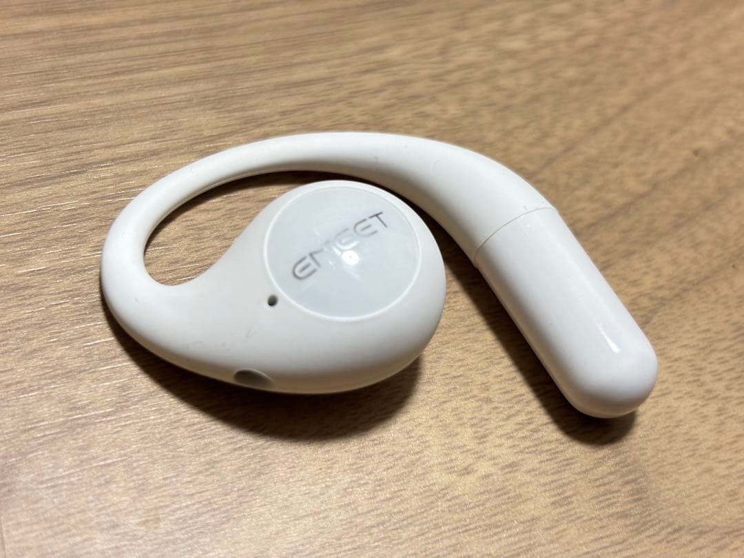 EMEET AirFlowワイヤレスイヤホン ホワイト 充電ケース付き