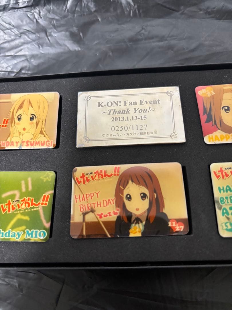 けいおん！ プレミアムピンズセット バースデーイベントカードver.