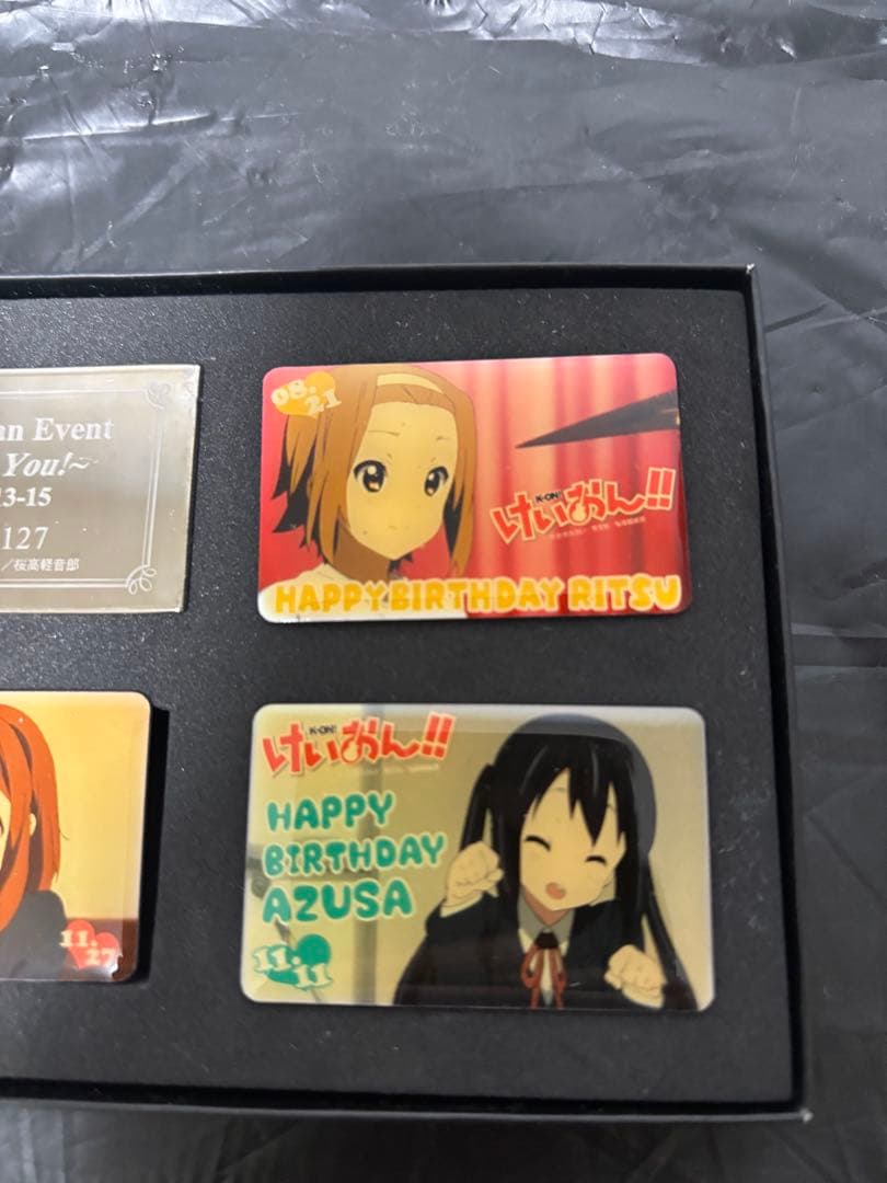 けいおん！ プレミアムピンズセット バースデーイベントカードver.