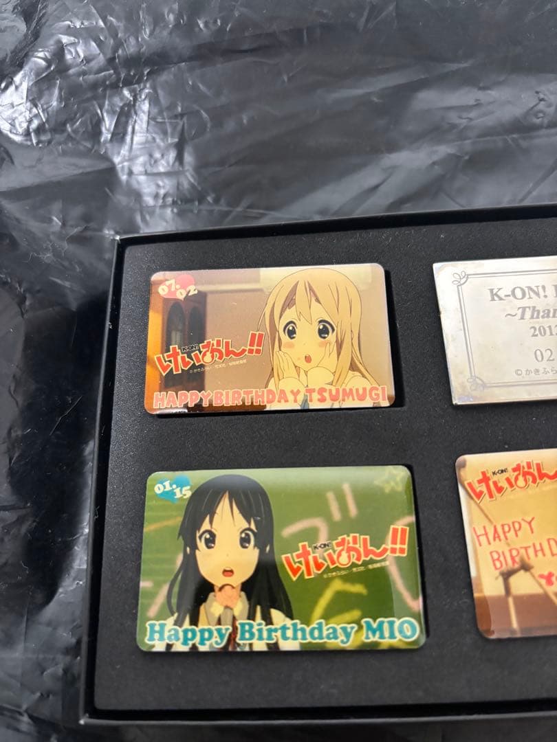 けいおん！ プレミアムピンズセット バースデーイベントカードver.