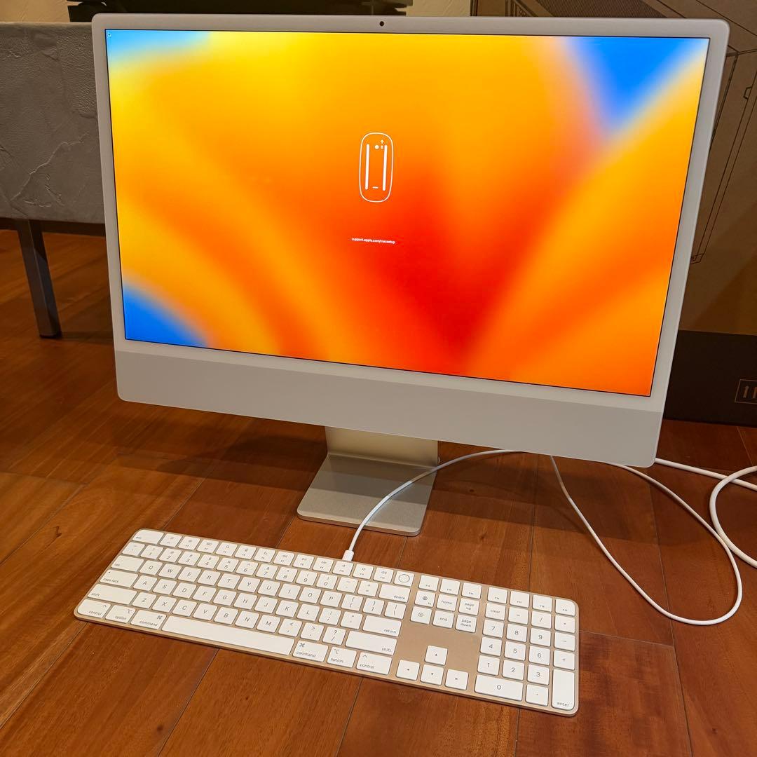 Apple iMac 24インチ 512GB 【美品】 シルバー メモリ16GB