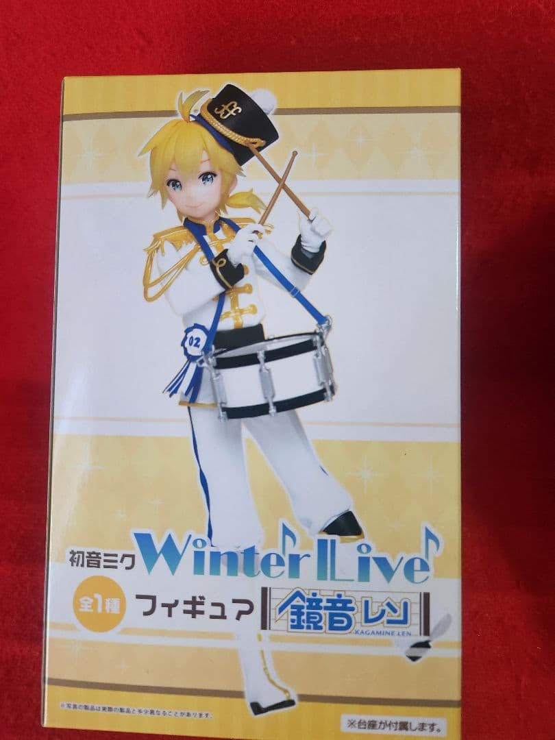 鏡音リン　鏡音レン　 winter live フィギュア　２種　初音ミク