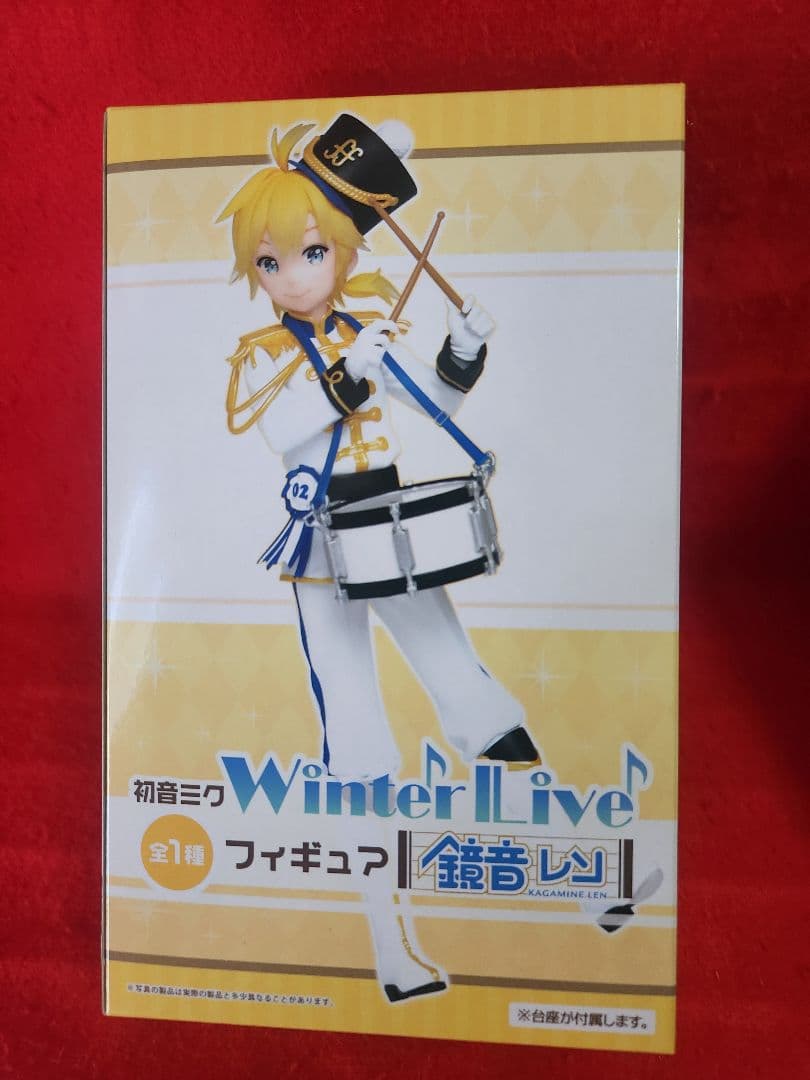 鏡音リン　鏡音レン　 winter live フィギュア　２種　初音ミク