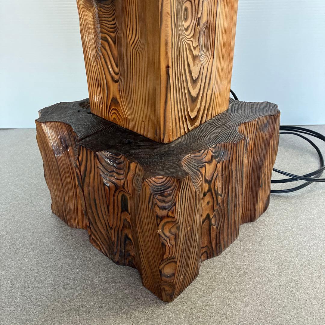 灯籠　秋田杉　和風　照明　高さ80㎝