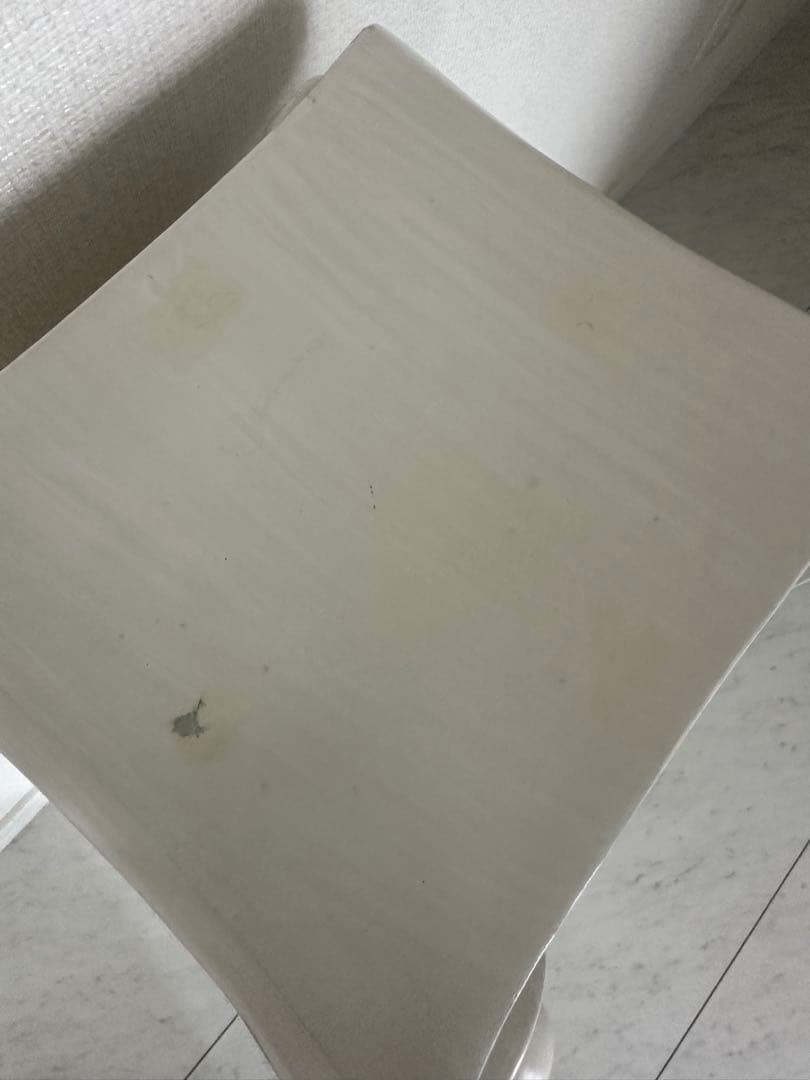 最終値下げ☆ホワイト花瓶スタンド コラム型　高さ61センチ　送料込み