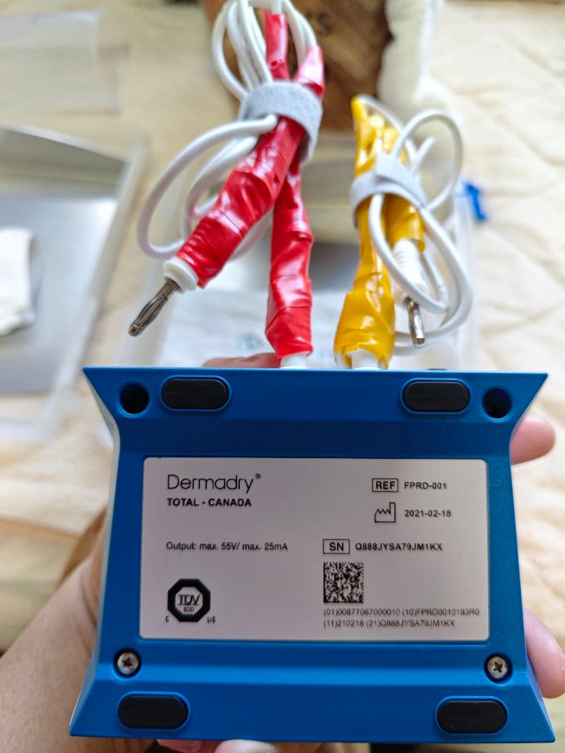 Dermadry トータル 手足用 イオントフォレーシス機器