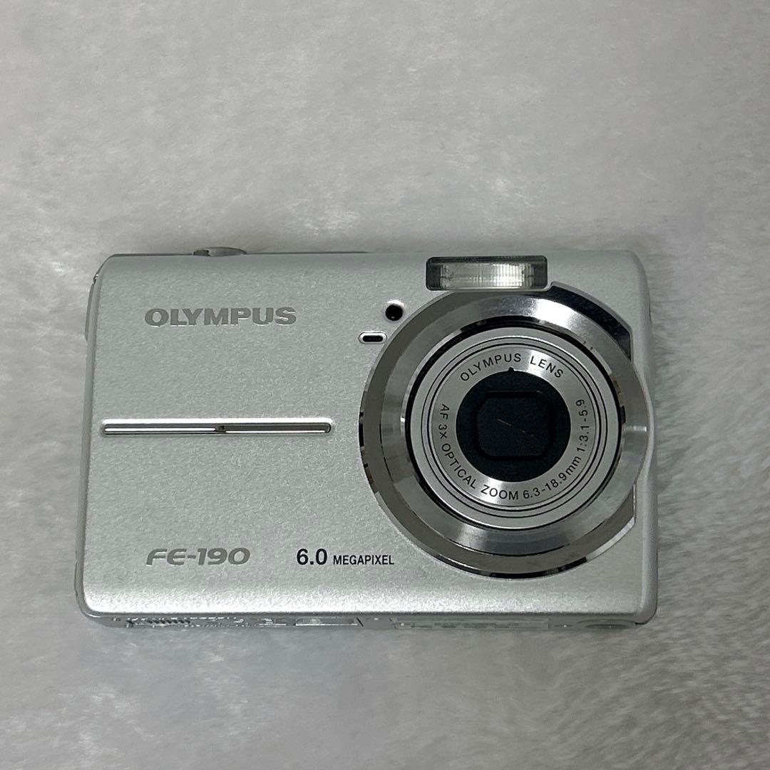 OLYMPUS オリンパス FE-190 シルバー コンデジ デジタルカメラ
