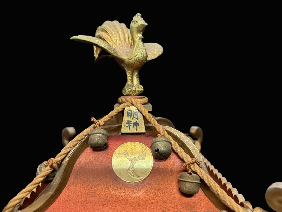 仏具 収集品 神輿時計 特注 動作確認済 高39㎝ 幅51㎝ 奥26㎝ 7467