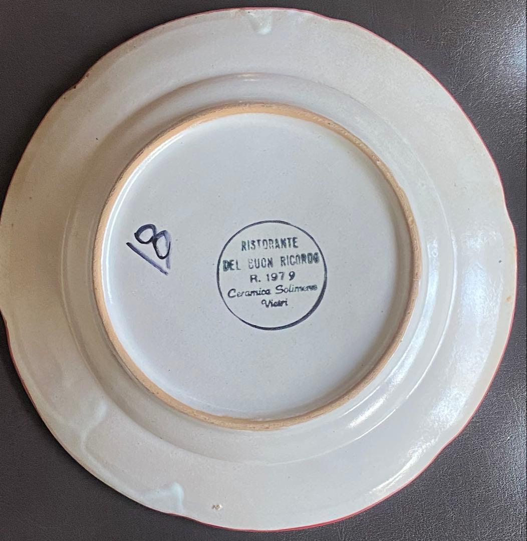 ブオンリコルド　イタリア製絵皿　1979年　ブタ