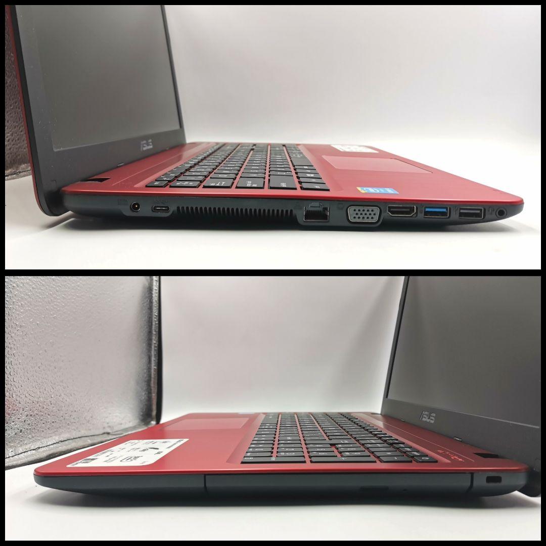 激レアレッド✨ サクサク快適♪ Windows11 ノートパソコン SSD