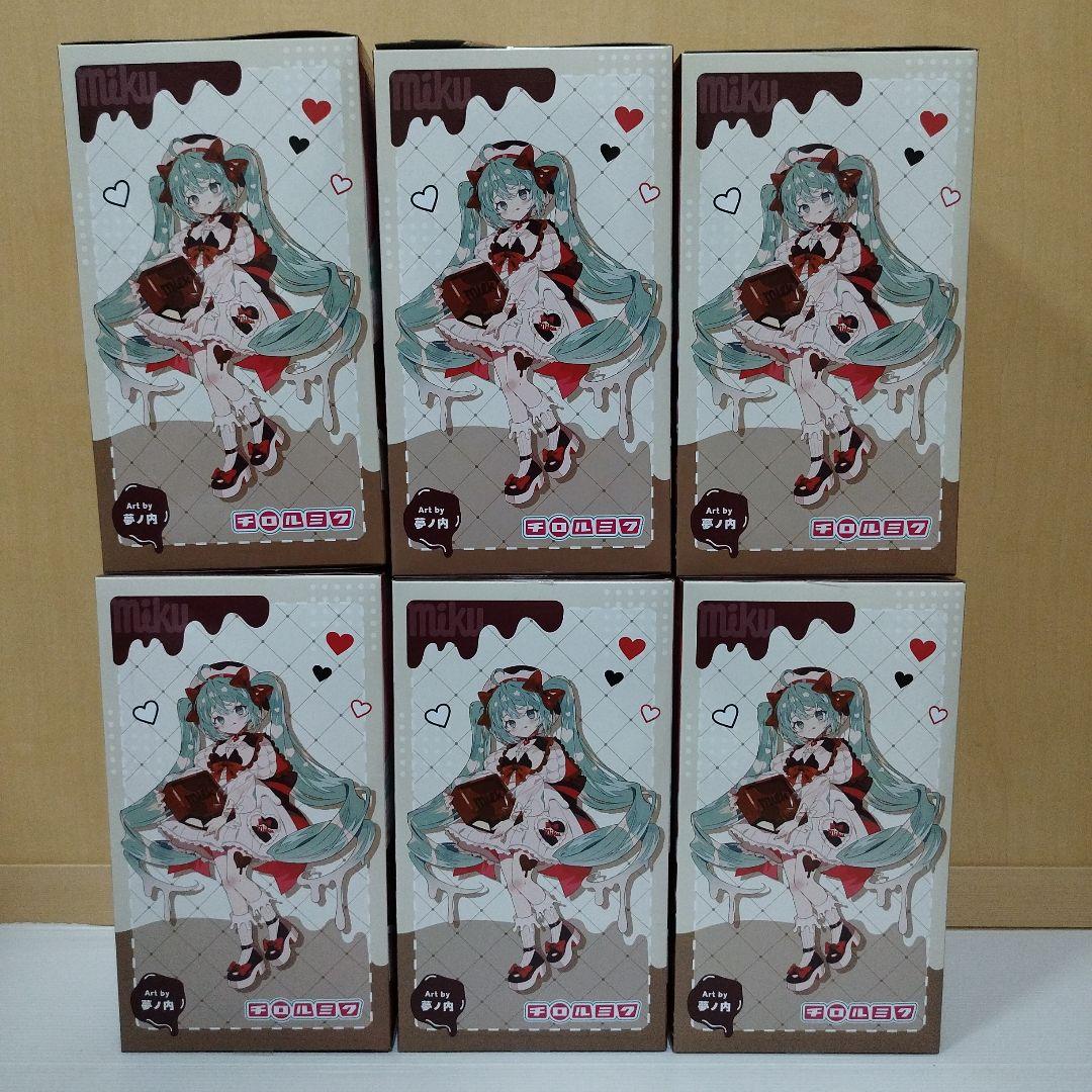初音ミク×チロルチョコ Trio-Try-iT Figure ミルクver 6個