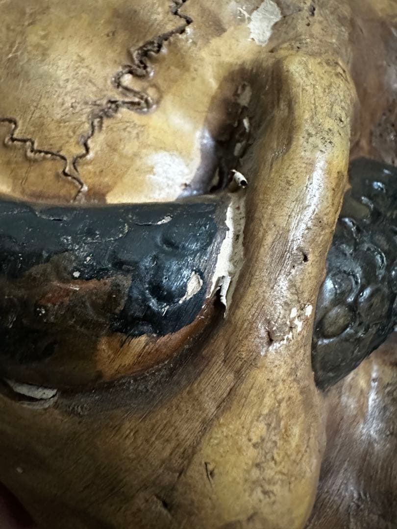 vintage antique skull snake 野ざらし 髑髏 蛇 陶器