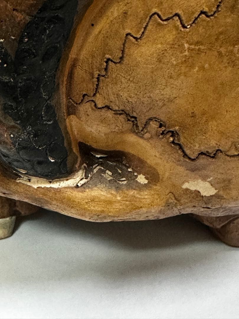 vintage antique skull snake 野ざらし 髑髏 蛇 陶器