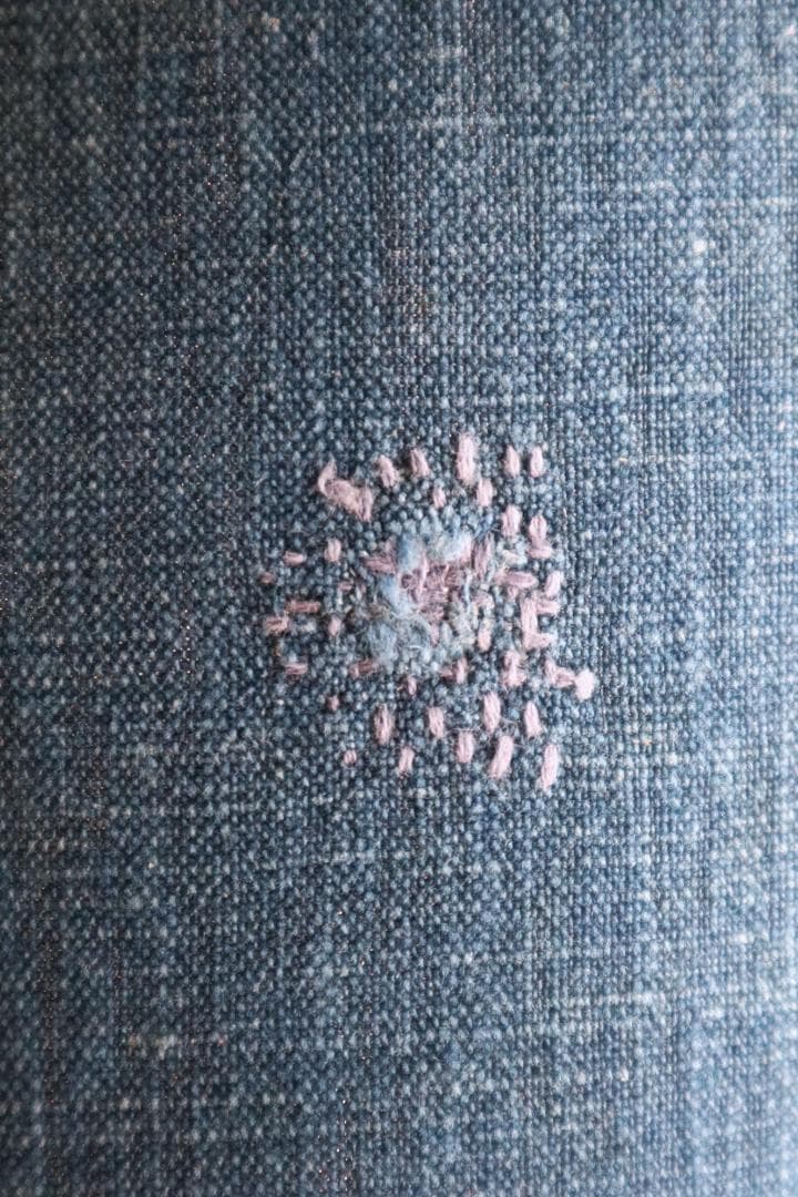 エプロン 1920s French Indigo Linen Apron