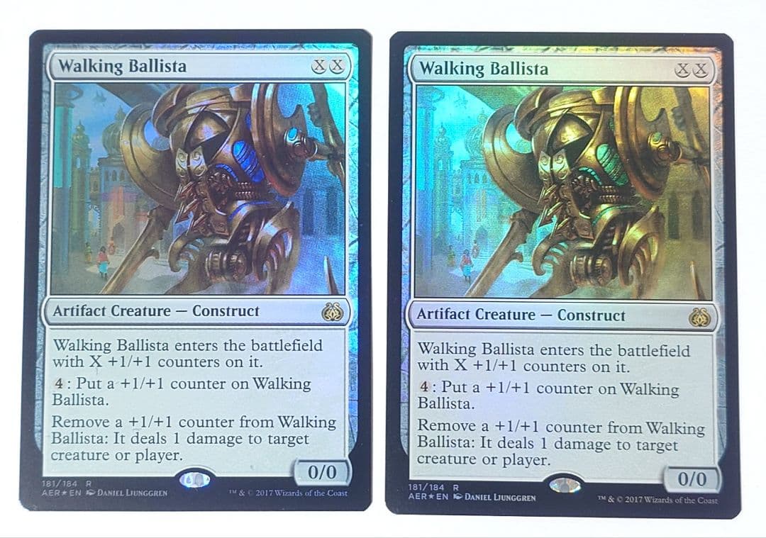 MTG 歩行バリスタ FOIL 英語版 4枚セット 初版