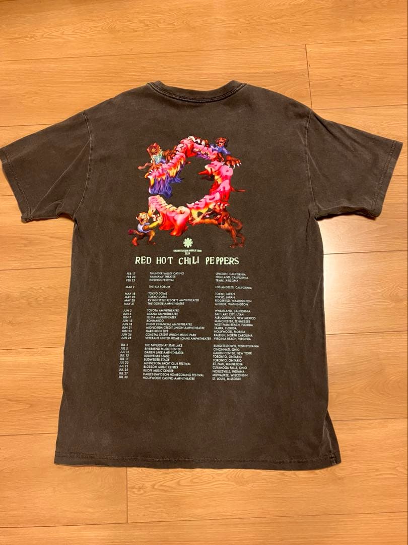 レッチリ　2024年ツアーTシャツ　Mサイズ