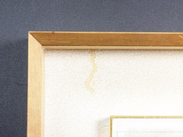 現代美術 片山昭弘　直筆サイン『作品』布にミックストメディア 0317B