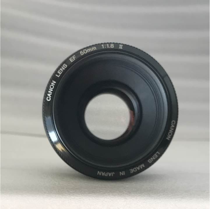canon ef 50mm 1.8 ii 保護フィルター付き