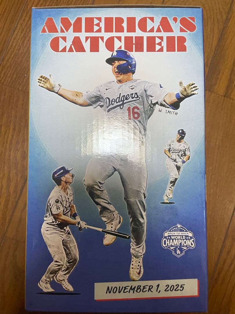 【限定配布】3/28現地 2個セット ウィル・スミス ボブルヘッド ドジャース