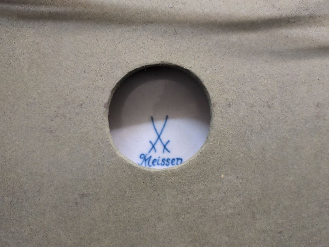 マイセン MEISSEN 額入り飾り皿 オシャレ 西洋陶器 M2767