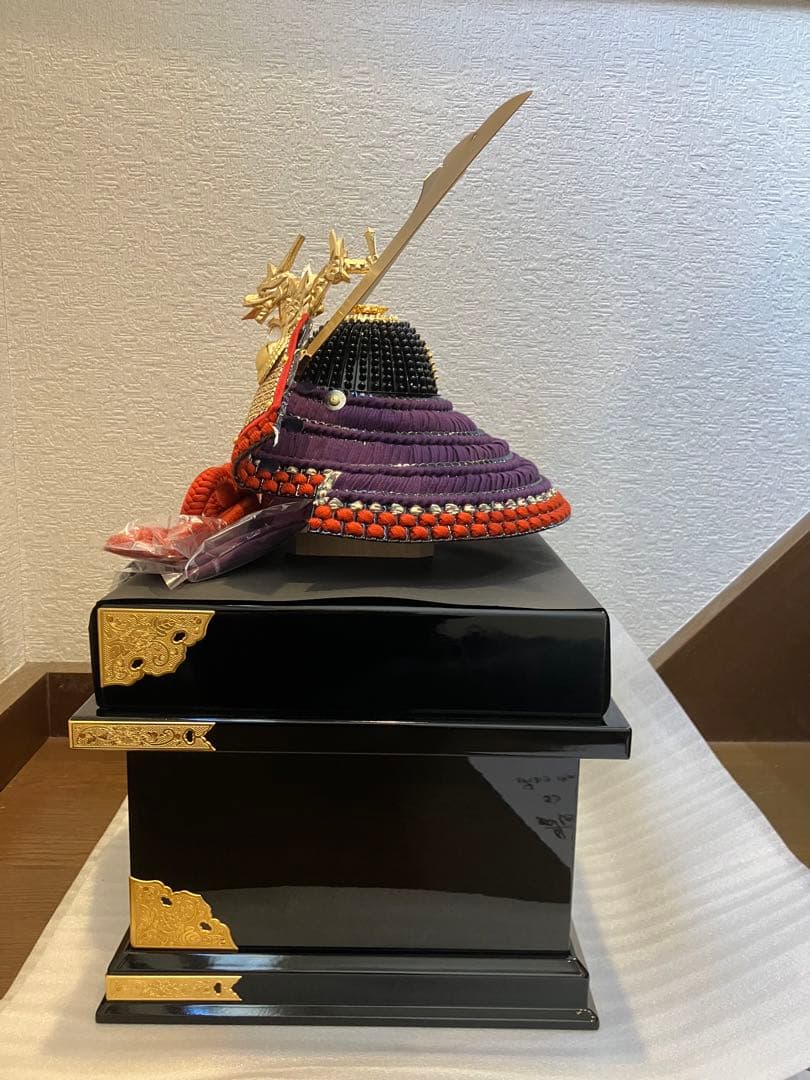 新品・未使用　御兜飾り　出雲　忠保作　五月人形
