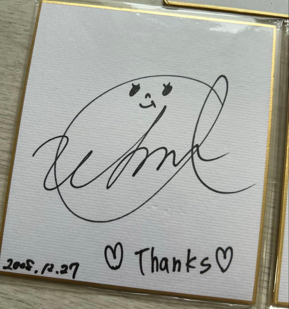 【週末限定】Kalafina メンバー3枚セット 初期ライブミニ色紙【非売品】