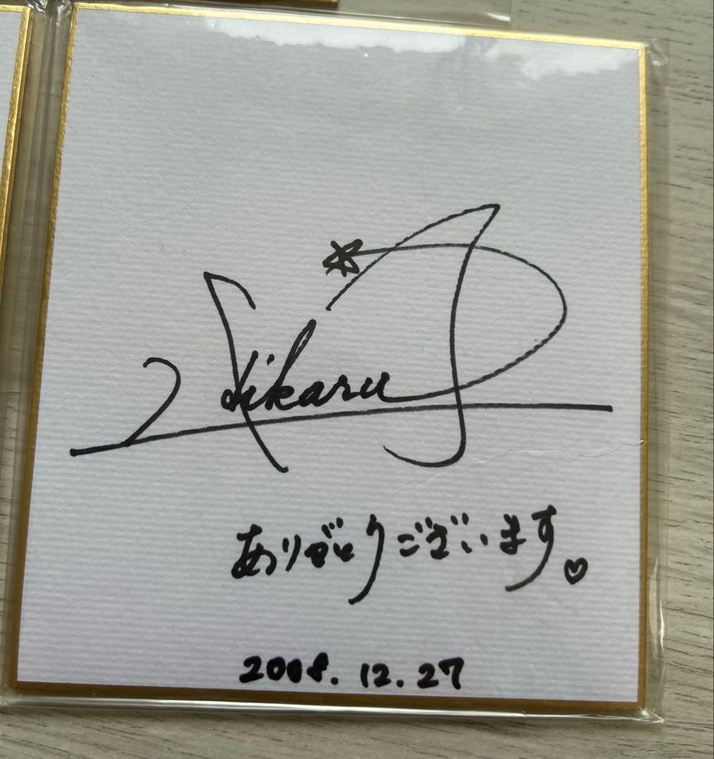 【週末限定】Kalafina メンバー3枚セット 初期ライブミニ色紙【非売品】