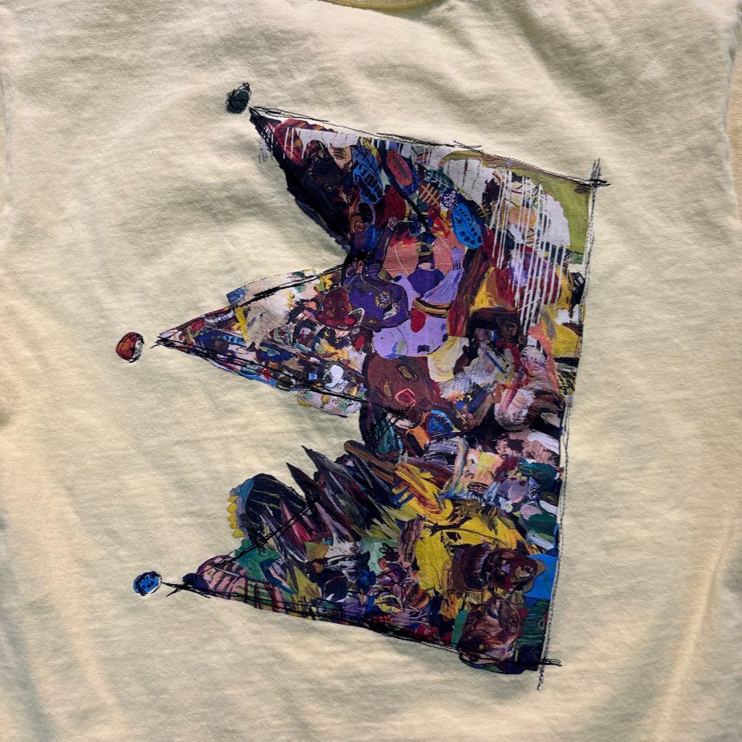 8SM1 King Gnu キングヌー　ceremony Tシャツ　黄色　古着