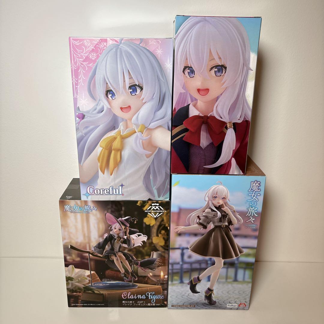 未開封 魔女の旅々 イレイナ フィギュア 4体セット AMP+など