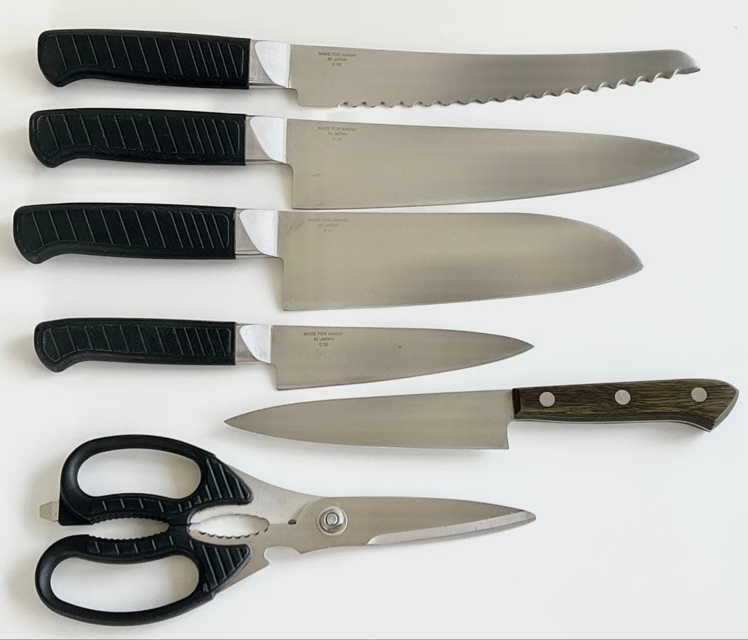 Amway 包丁セット 5点 & キッチンシアーズ ハサミ