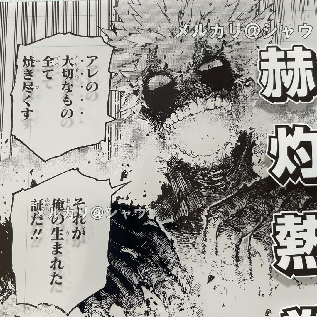 新品未開封 轟焦凍 荼毘 僕のヒーローアカデミア 原稿風アクリルアート