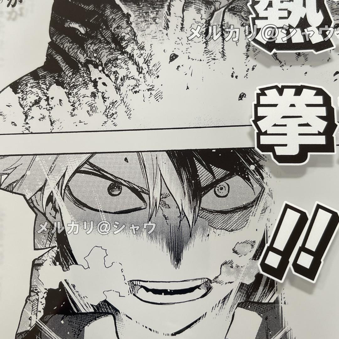 新品未開封 轟焦凍 荼毘 僕のヒーローアカデミア 原稿風アクリルアート