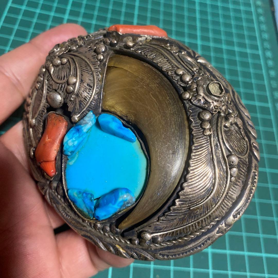 インディアン　ジュエリー　ベアクロー　珊瑚　ターコイズ　熊爪