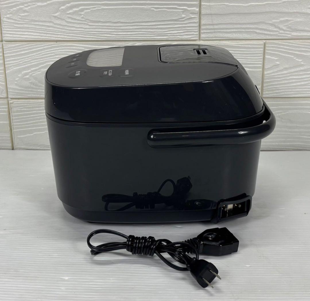 【美品 アイリスオーヤマ マイコン炊飯器 5.5合炊き 2023年製 ブラック】