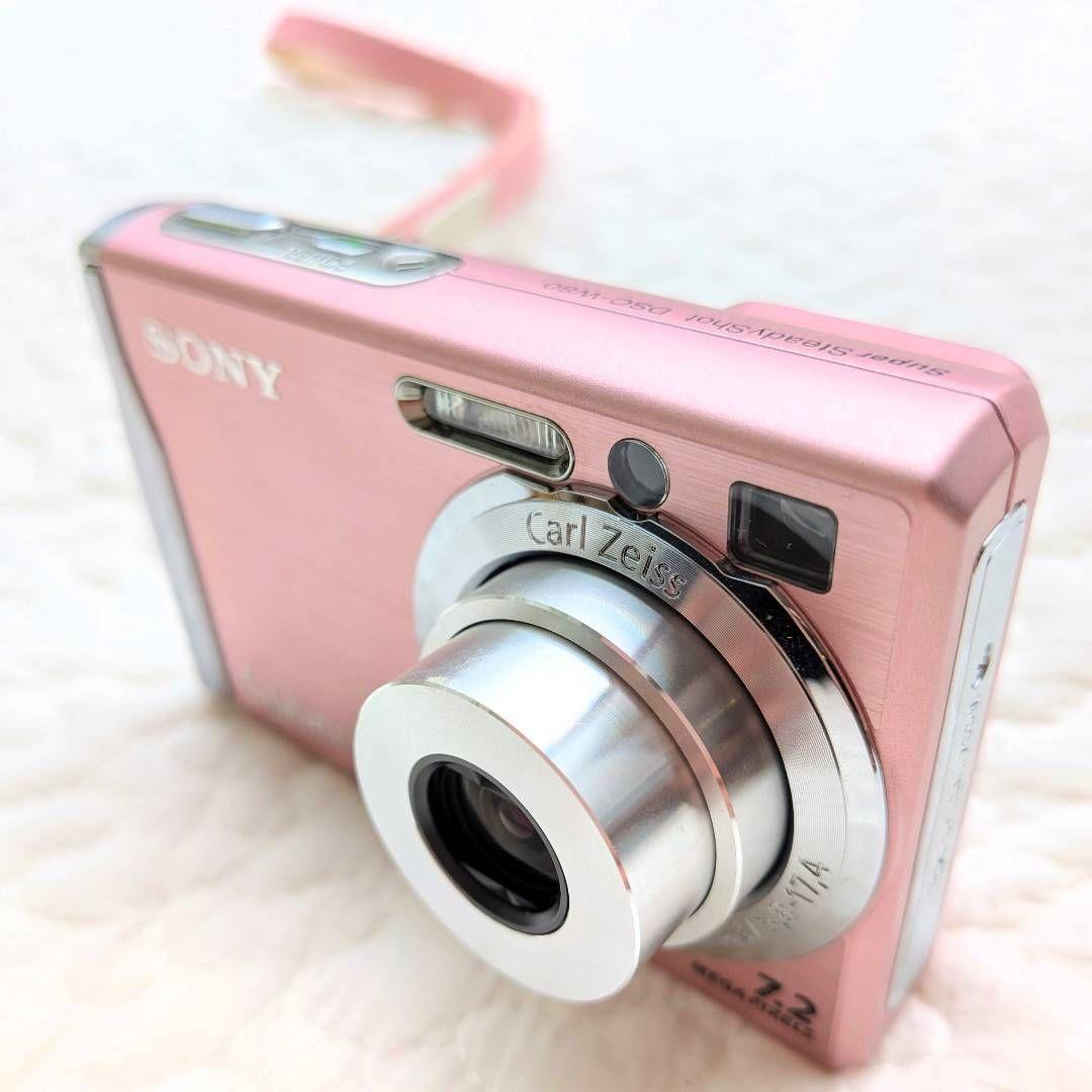 SONY Cyber-shot DSC-W80 ピンク 7.2MP