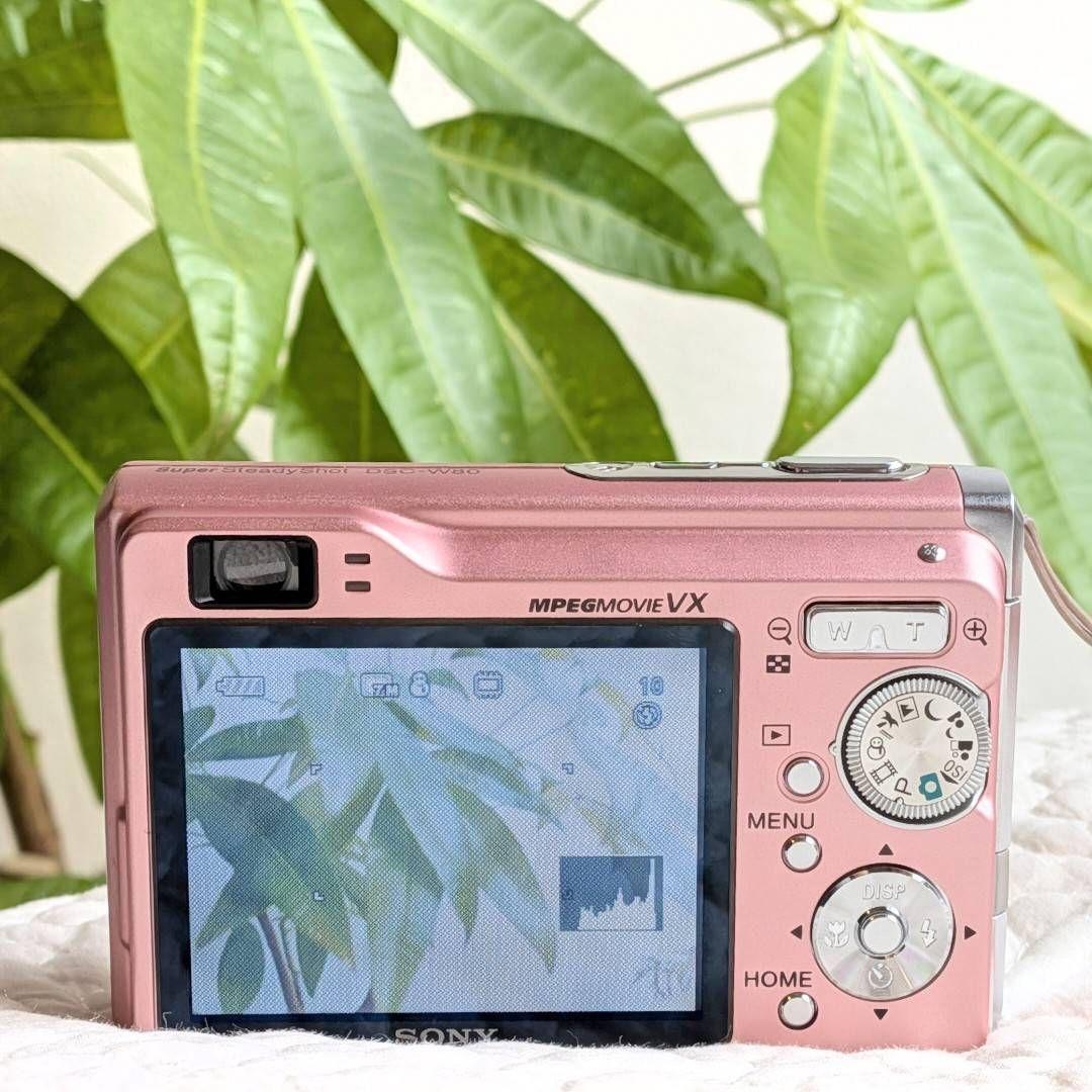 SONY Cyber-shot DSC-W80 ピンク 7.2MP