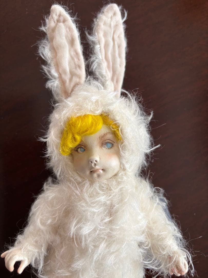 新家智子 作家ドール Moco-Yellow2024 うさぎ ラビット バニー