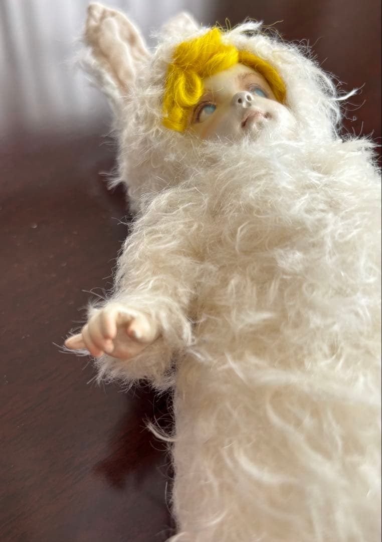 新家智子 作家ドール Moco-Yellow2024 うさぎ ラビット バニー