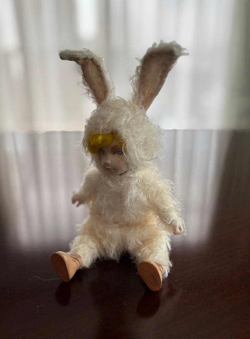 新家智子 作家ドール Moco-Yellow2024 うさぎ ラビット バニー