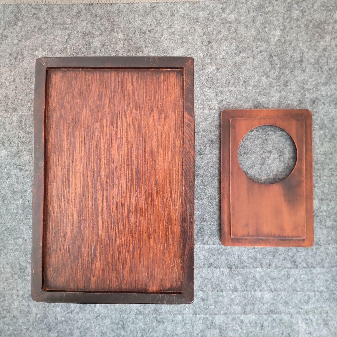 JAPAN VINTAGE　木製　ティッシュケース　ごみ箱　ダストボックス　民芸