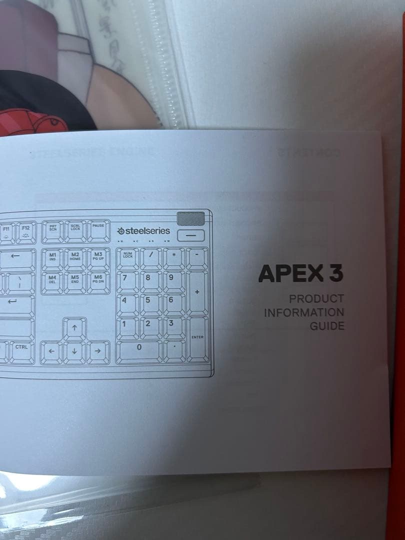 SteelSeries ゲーミングキーボード Apex 3 US ブラック